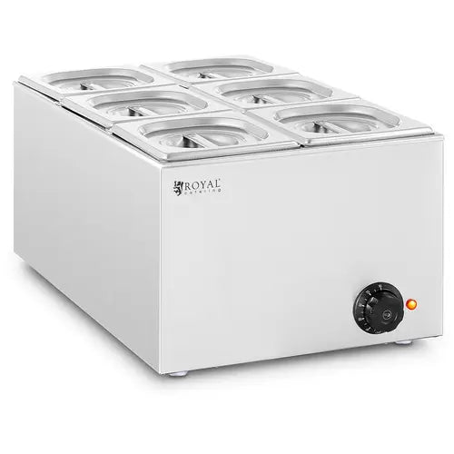 Location - Bain-marie professionnel - 640 W - 6 x Bacs GN 1/6