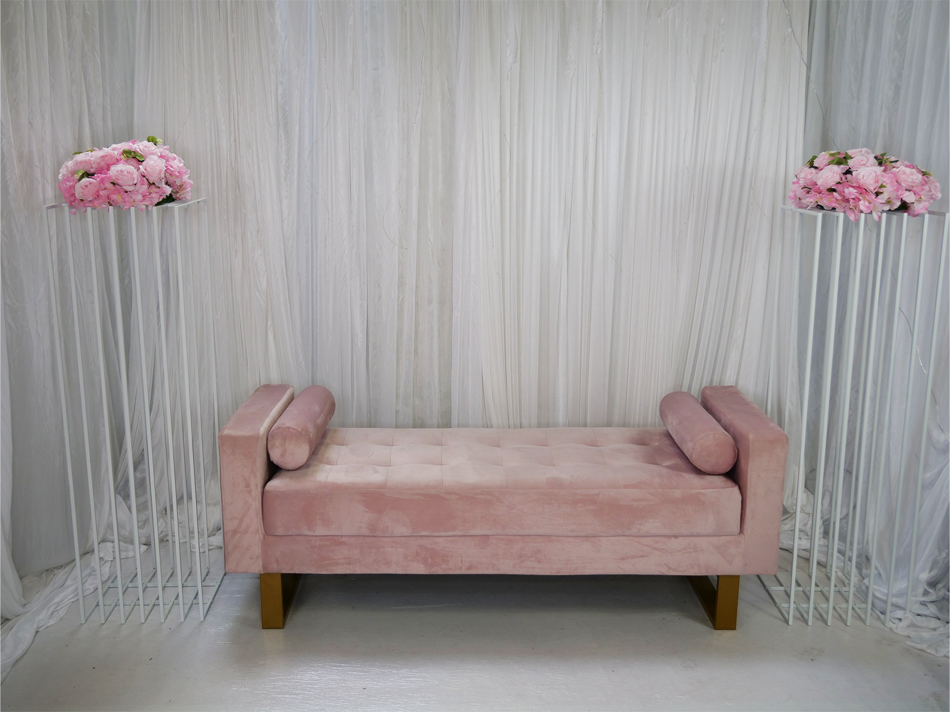 Location - [Coin Marié] Sofa Rose de Riyad - Azur