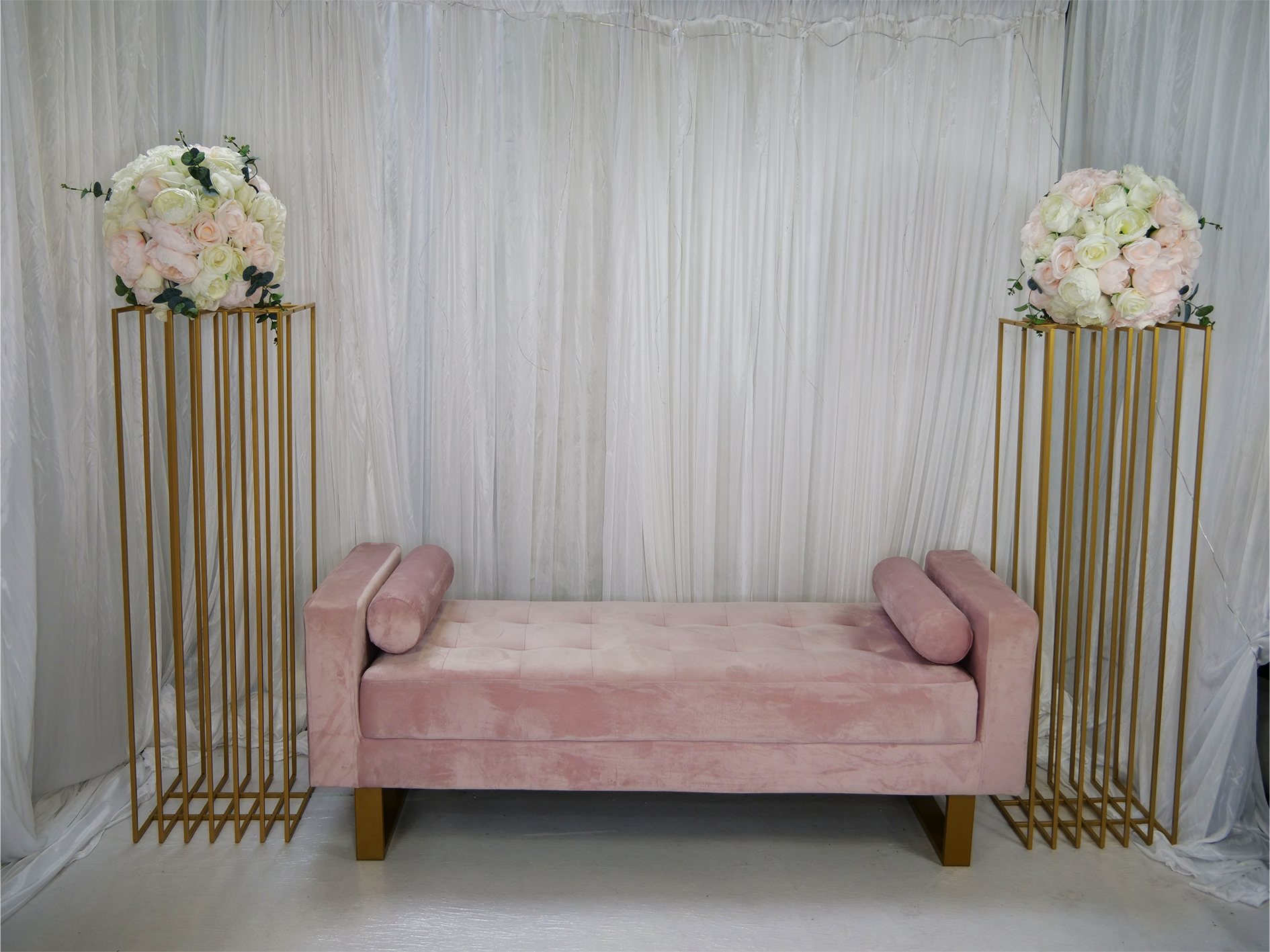 Location - [Coin Marié] Sofa Rose de Riyad - Azur