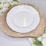 Location - Grande assiette premium ronde blanche