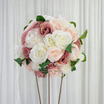 Location - Boule de fleurs Artificielles MIX/NUDE 40cm