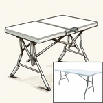 Location - Table rectangulaire pliante 244cm