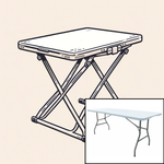 Location - Table rectangulaire pliante 180cm