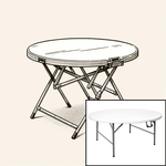 Location - Table ronde 120cm