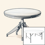 Location - Table ronde 150cm