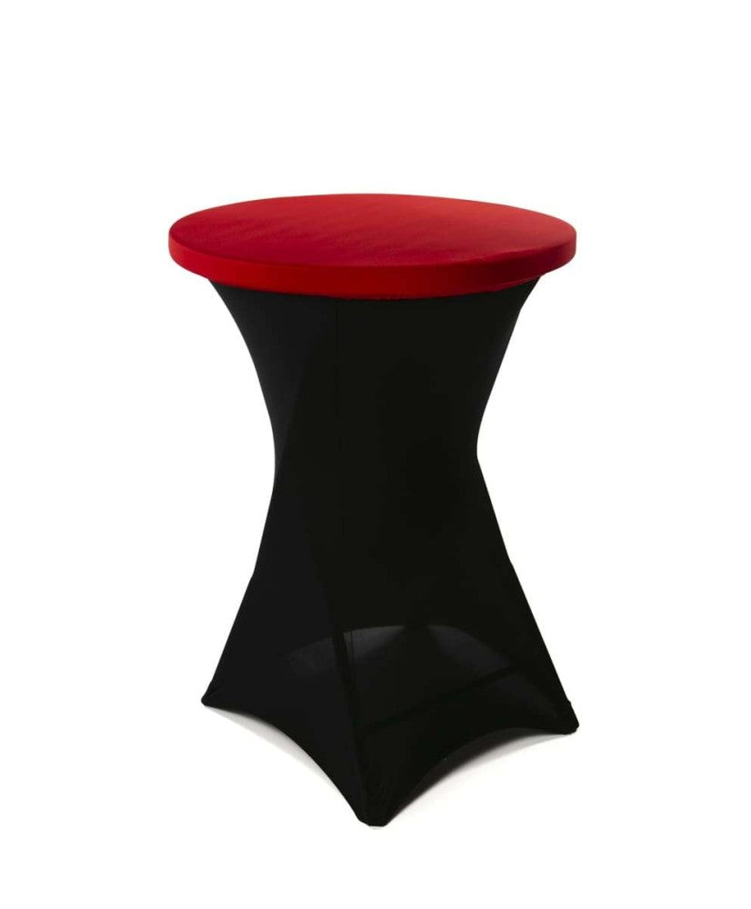 Location - Top lycra Rouge pour mange debout 80 cm