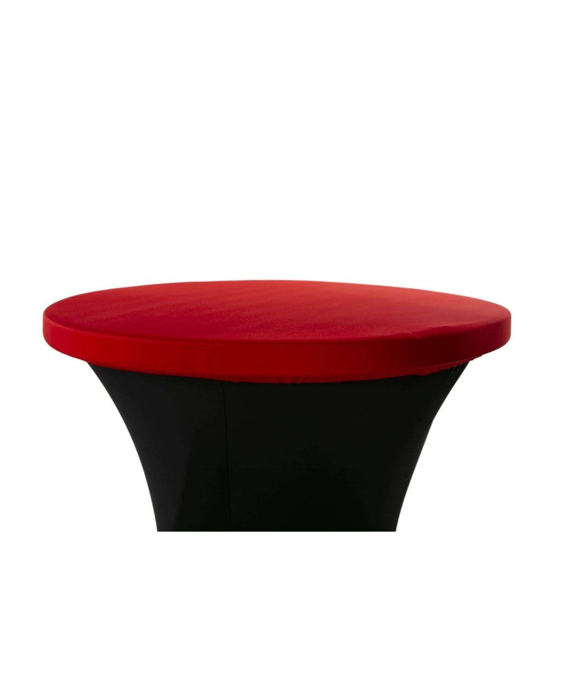 Location - Top lycra Rouge pour mange debout 80 cm