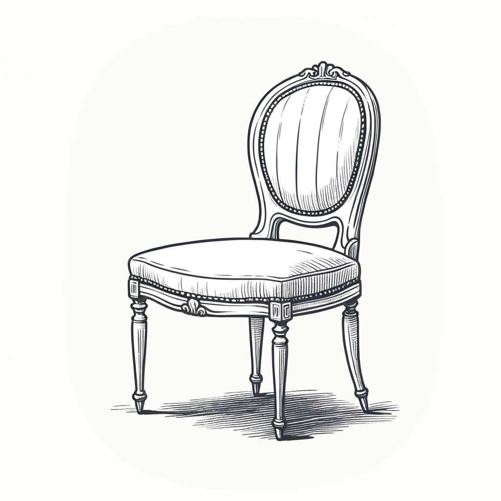 Location - Chaise Napoléon Blanche