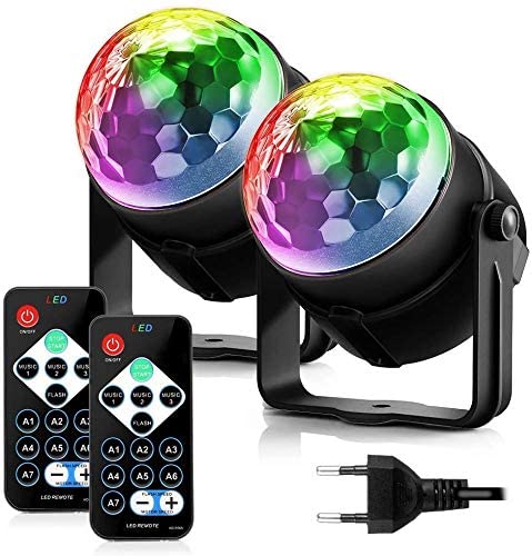 Location - Pack de 2 Boules lumineuses Disco - Projecteur multi Effets