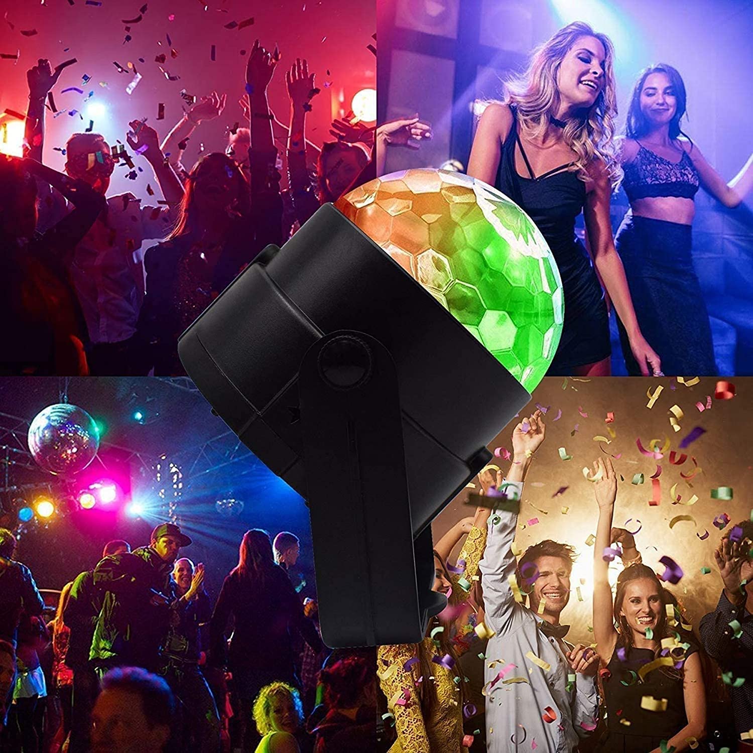 Location - Pack de 2 Boules lumineuses Disco - Projecteur multi Effets