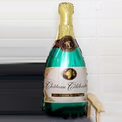 Ballon en forme de bouteille de champagne