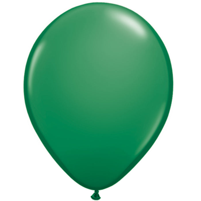 6 Ballons Latex Vert 11″ (28cm)