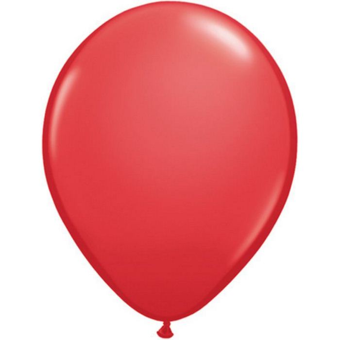 6 Ballons Latex Rouge 11″ (28cm)