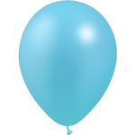 100 Ballons Latex HG112 Métal Ciel 28cm