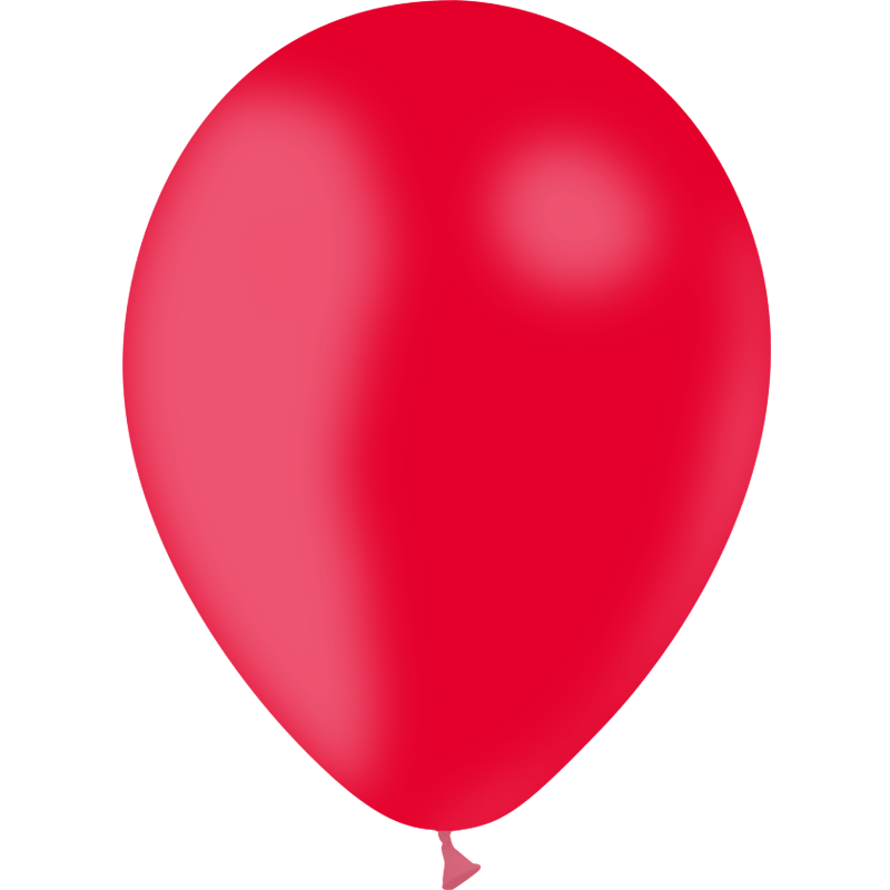 100 Ballons Latex 9" HG80 Rouge 25cm