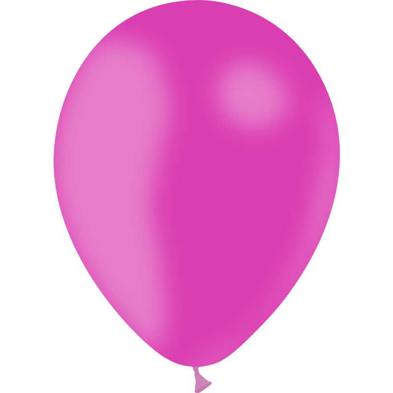 100 Ballons Latex 9" HG80 Fuschia 25cm