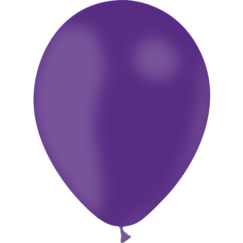 100 Ballons Latex HG95 Violet  28cm