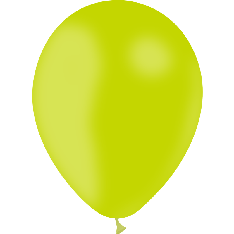 100 Ballons Latex 9" HG80 Limette 25cm