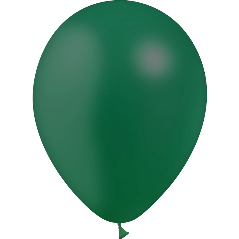 100 Ballons Latex 9" HG80 Vert Forêt 25cm