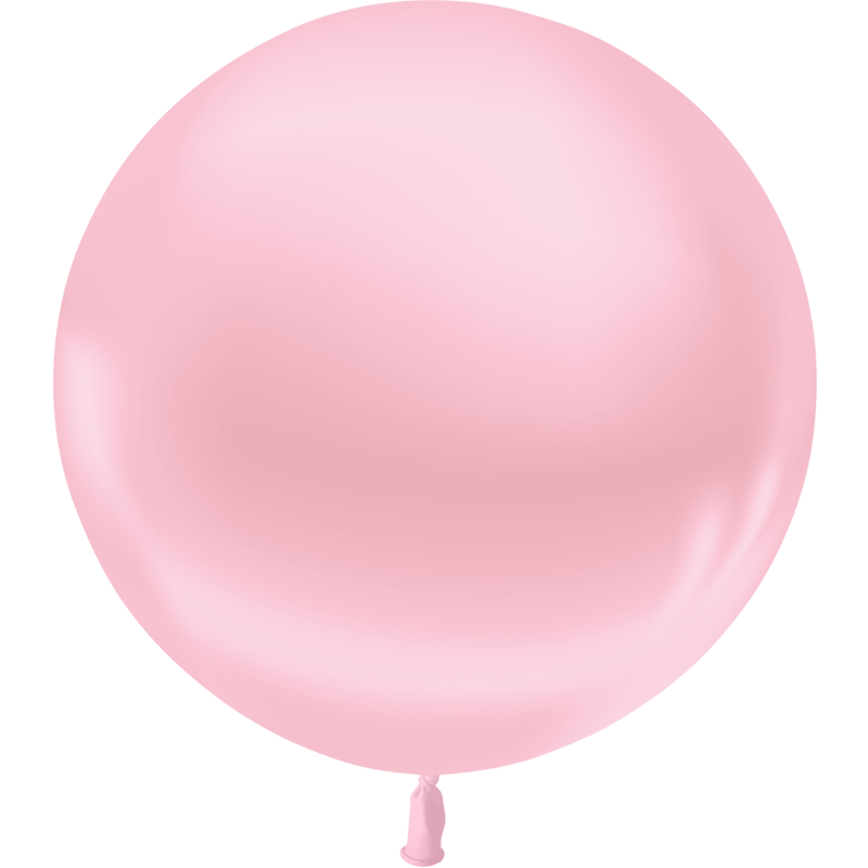 Ballon Latex HG2′ Métal Rose Bonbon 55cm