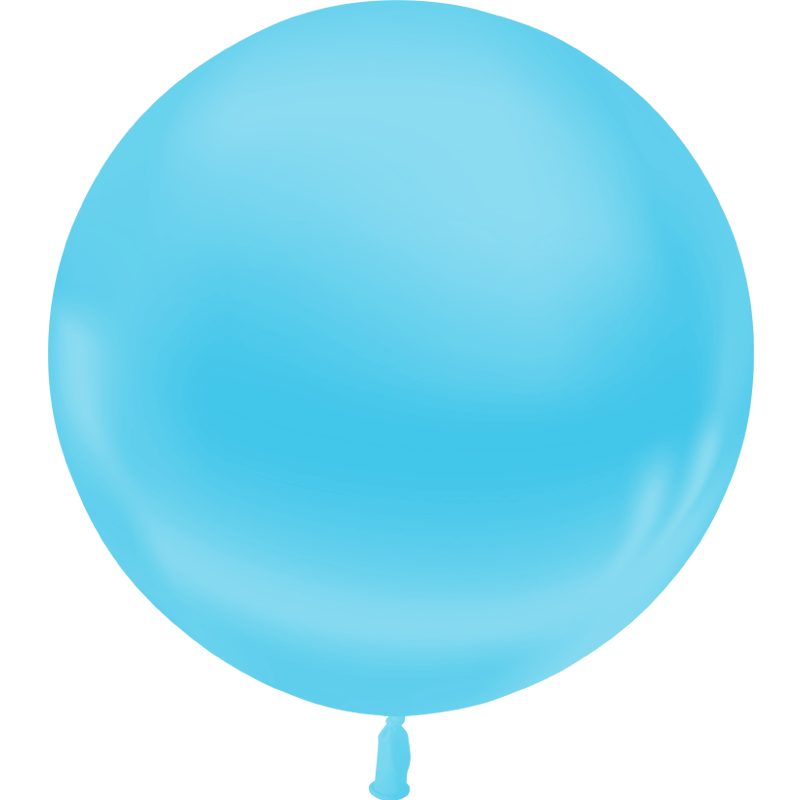 Ballon Latex HG2′ Métal Bleu Ciel 55cm