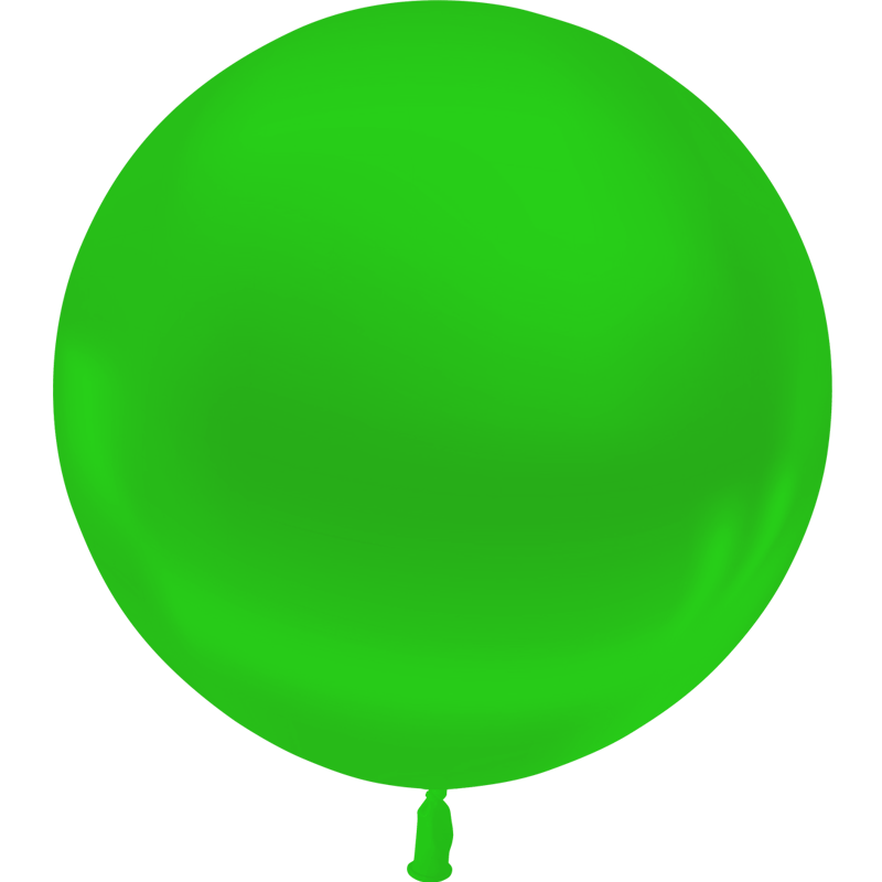 Ballon en latex Métal Vert 75cm