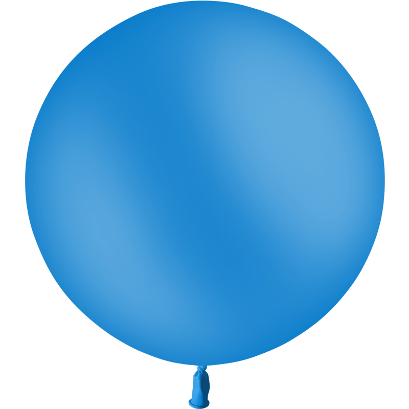 Ballon Latex HG2′ Standard Bleu Roi 24″ - 60cm