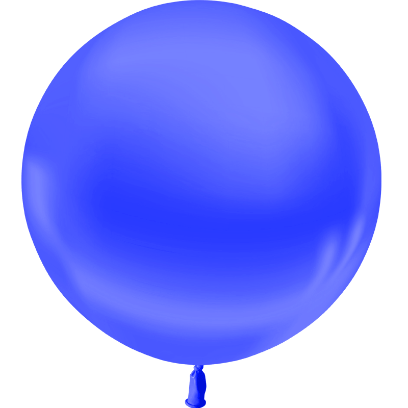 Ballon Latex HG2′ Métal Bleu Roi 55cm