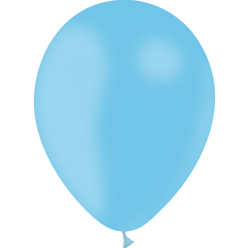 100 Ballons Latex HG112 Standard Ciel 30cm