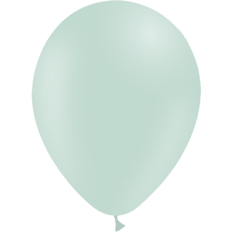 100 Ballons Latex HG112 Pastel Matte Menthe 30cm