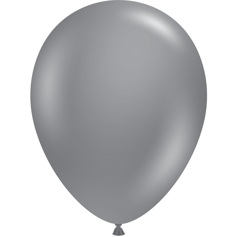 12 Ballons Gris Fumée - 11″ 28cm Tuf-Tex