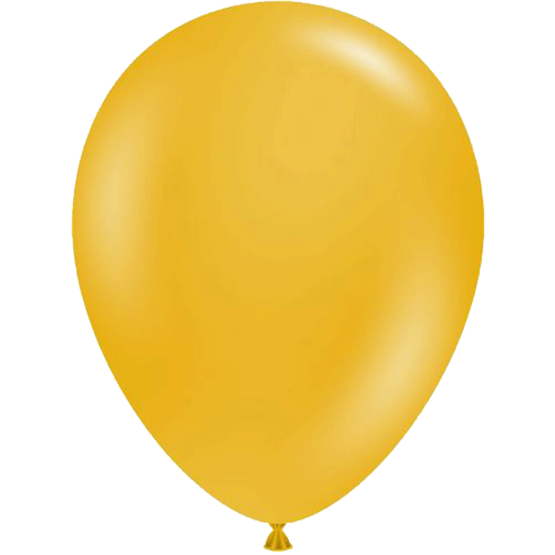 12 Ballons Moutarde - 11″ 28cm Tuf-Tex