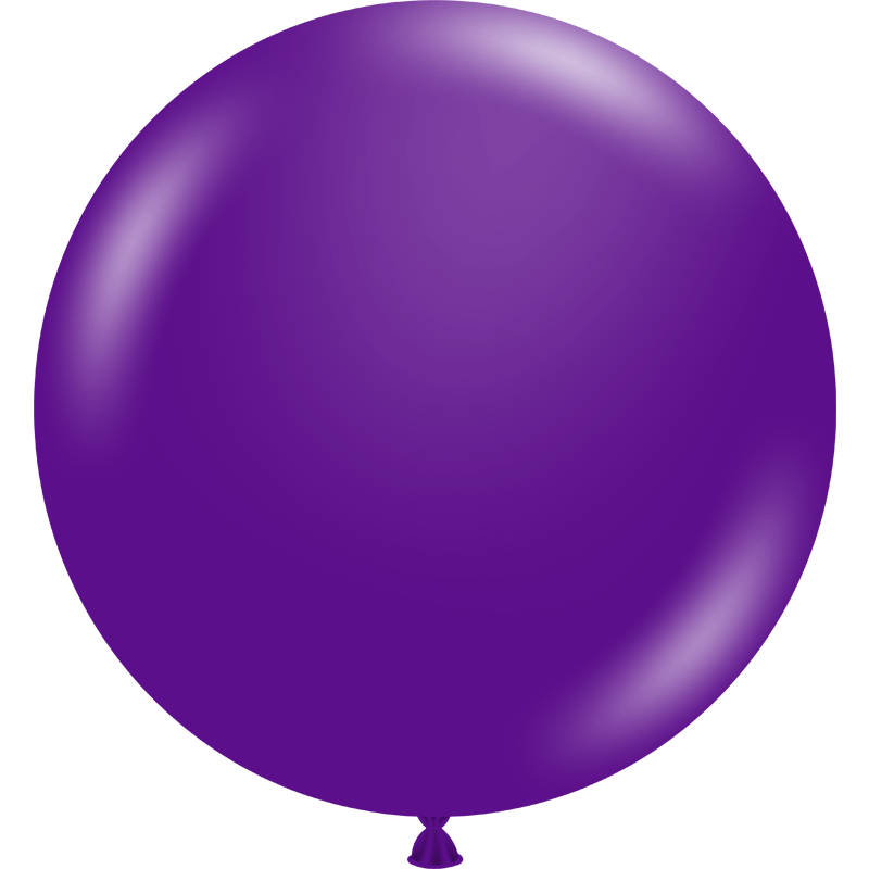 Ballon latex 36″ Prune Violet - 91cm Tuf-Tex