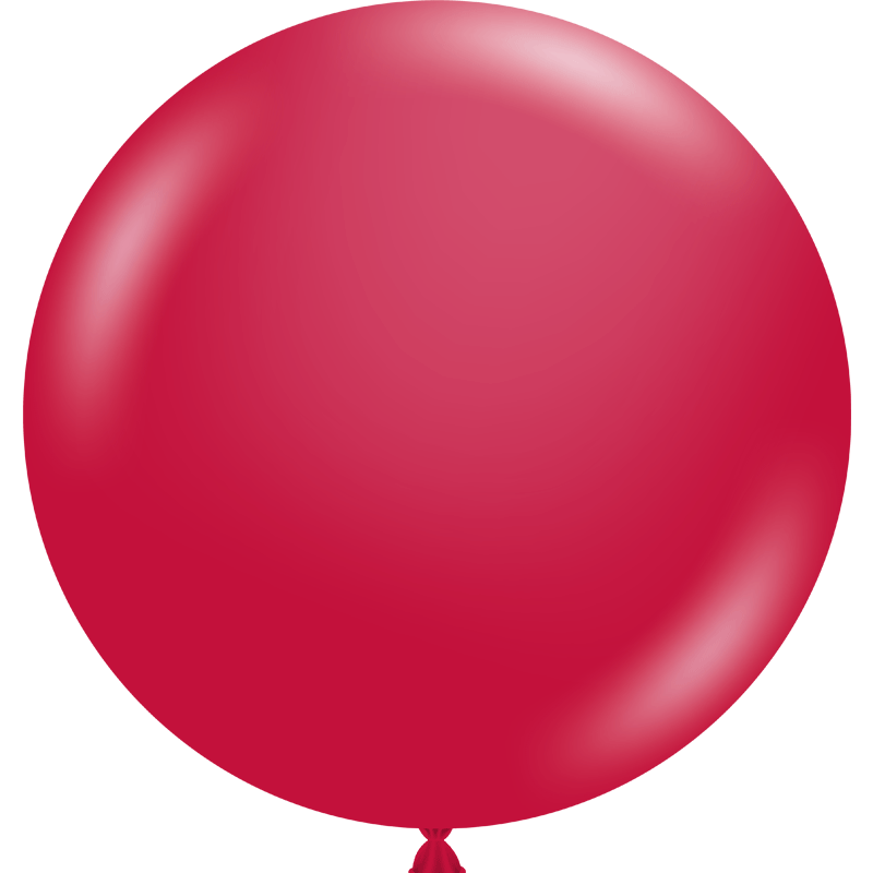 Ballon Latex Rouge perle 17″ - 43cm Tuf-Tex