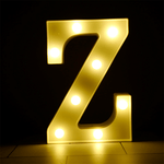 Lettre Z Lumineuse LED