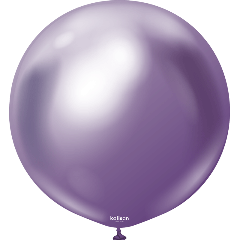 Ballon latex 24″ Chrome Violet 60cm