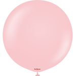Ballon en latex Macaron Rose 91cm