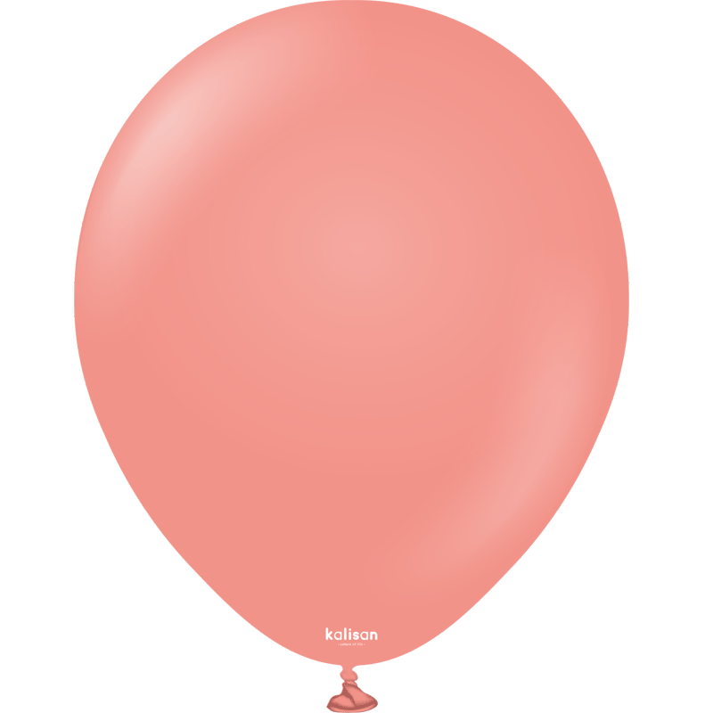 100 Ballons Latex HG45 Corail 13cm