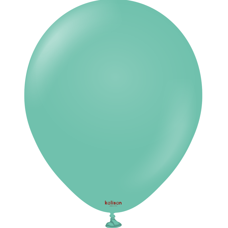 100 Ballons Latex Sea Green 30cm