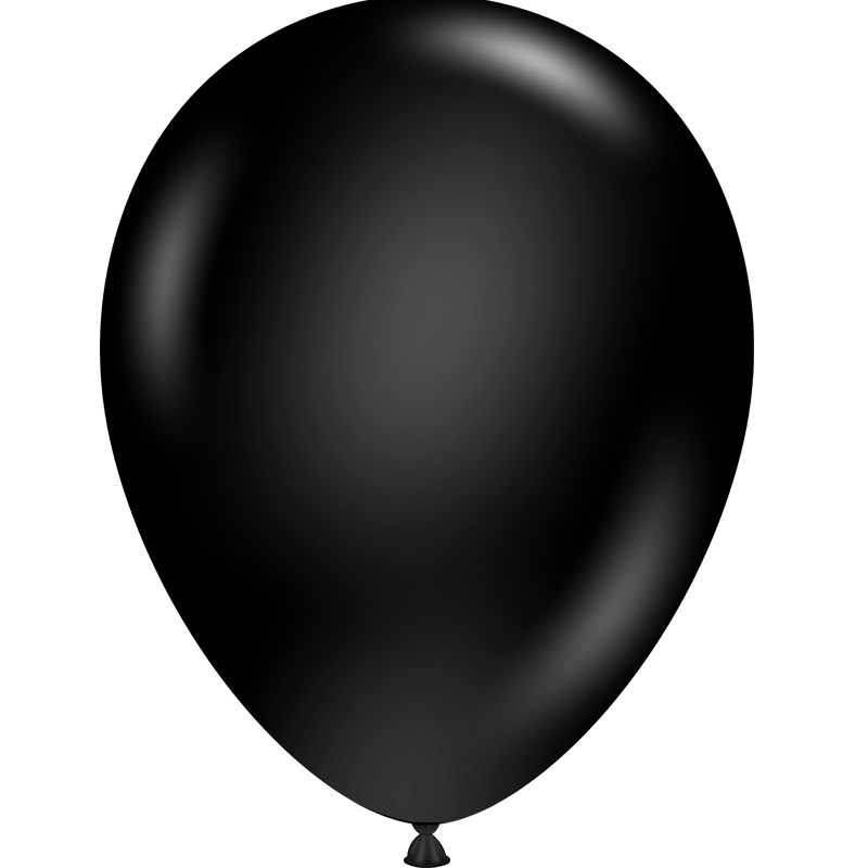 12 Ballons Noir - 11″ 28cm Tuf-Tex