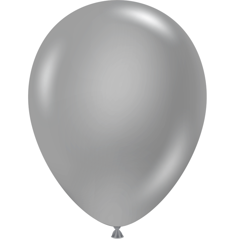 144 Ballons 11″ Gris - 28cm Tuf-Tex
