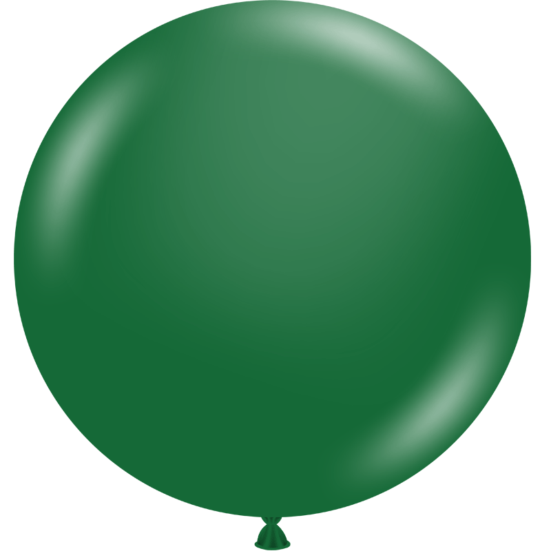Ballon Latex vert foret 17″ - 43cm Tuf-Tex