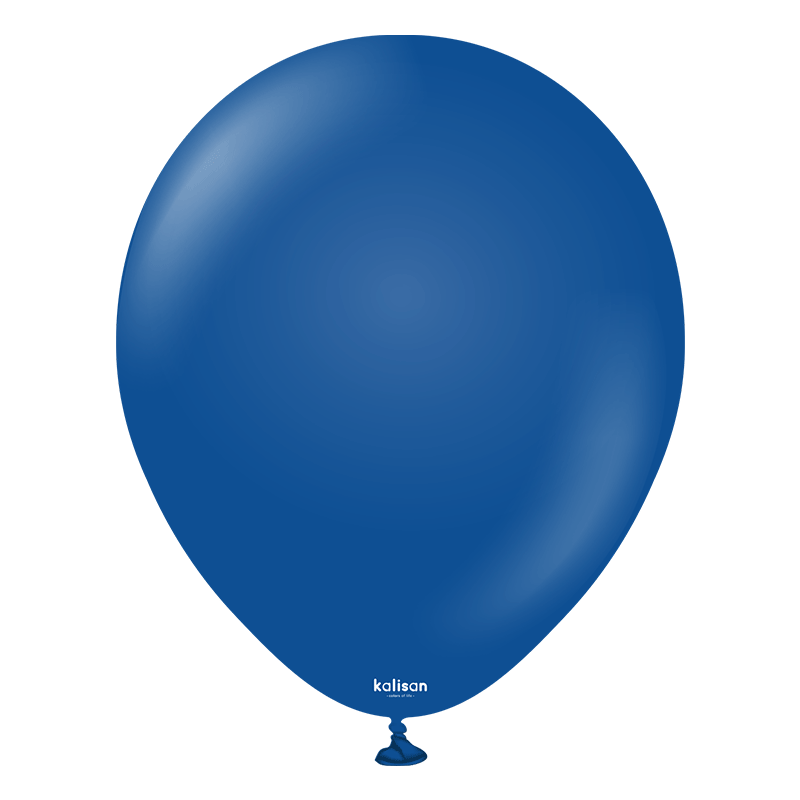 100 Ballons Latex HG45 Bleu foncé 13cm