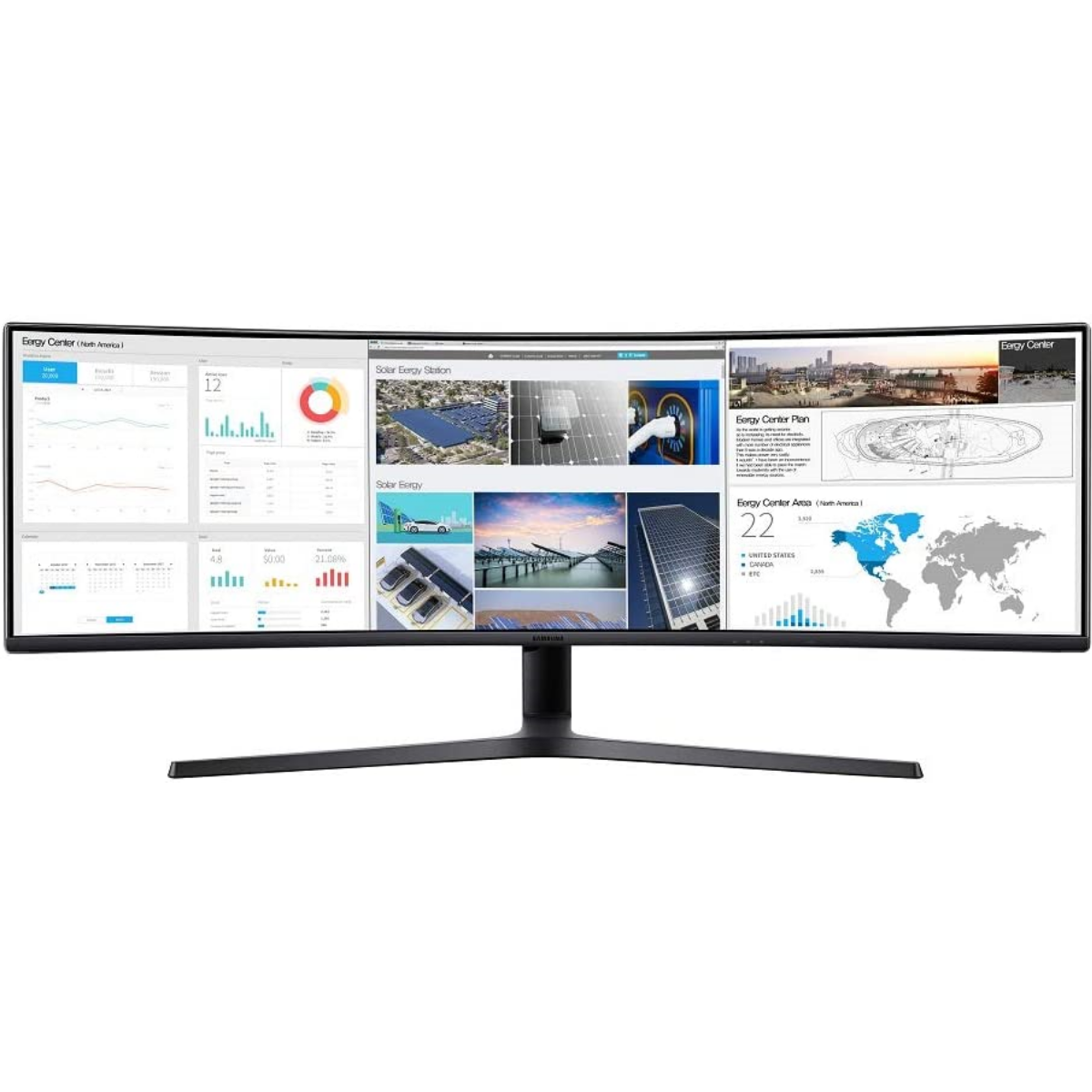 Location - Écran plat de PC incurvé Ultra-Wide Moniteur 49" (124.2 cm)